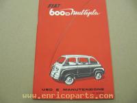 Fiat 600 multipla user manual
