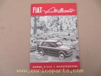 Fiat 1100 103 user manual